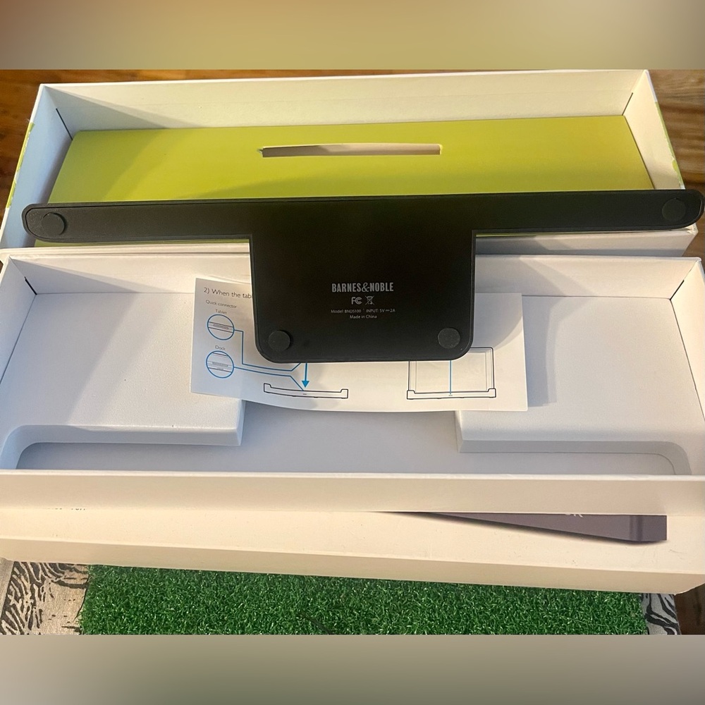 Nook Charging Dock with Gray Finish